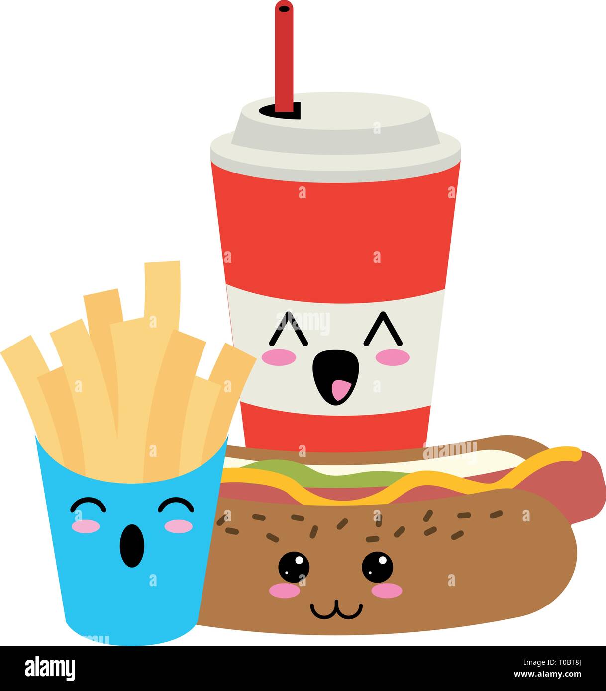 Kawaii Fast Food Clipart, Fast Food Clipart, Fast Food Clip Art