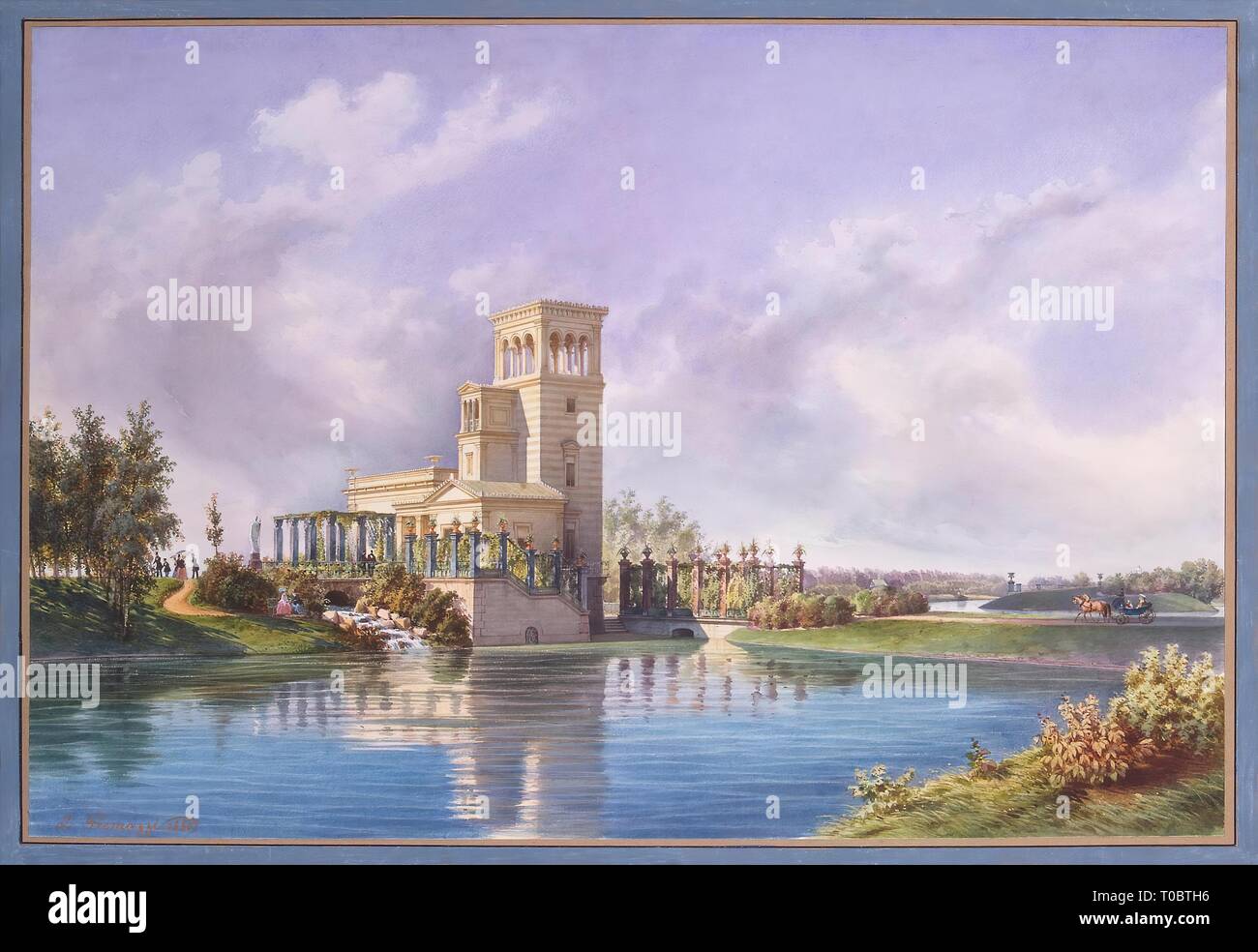 'Rose Pavilion in the Lugovoi (Meadow) Park in Peterhof'. Italy-Russia ...