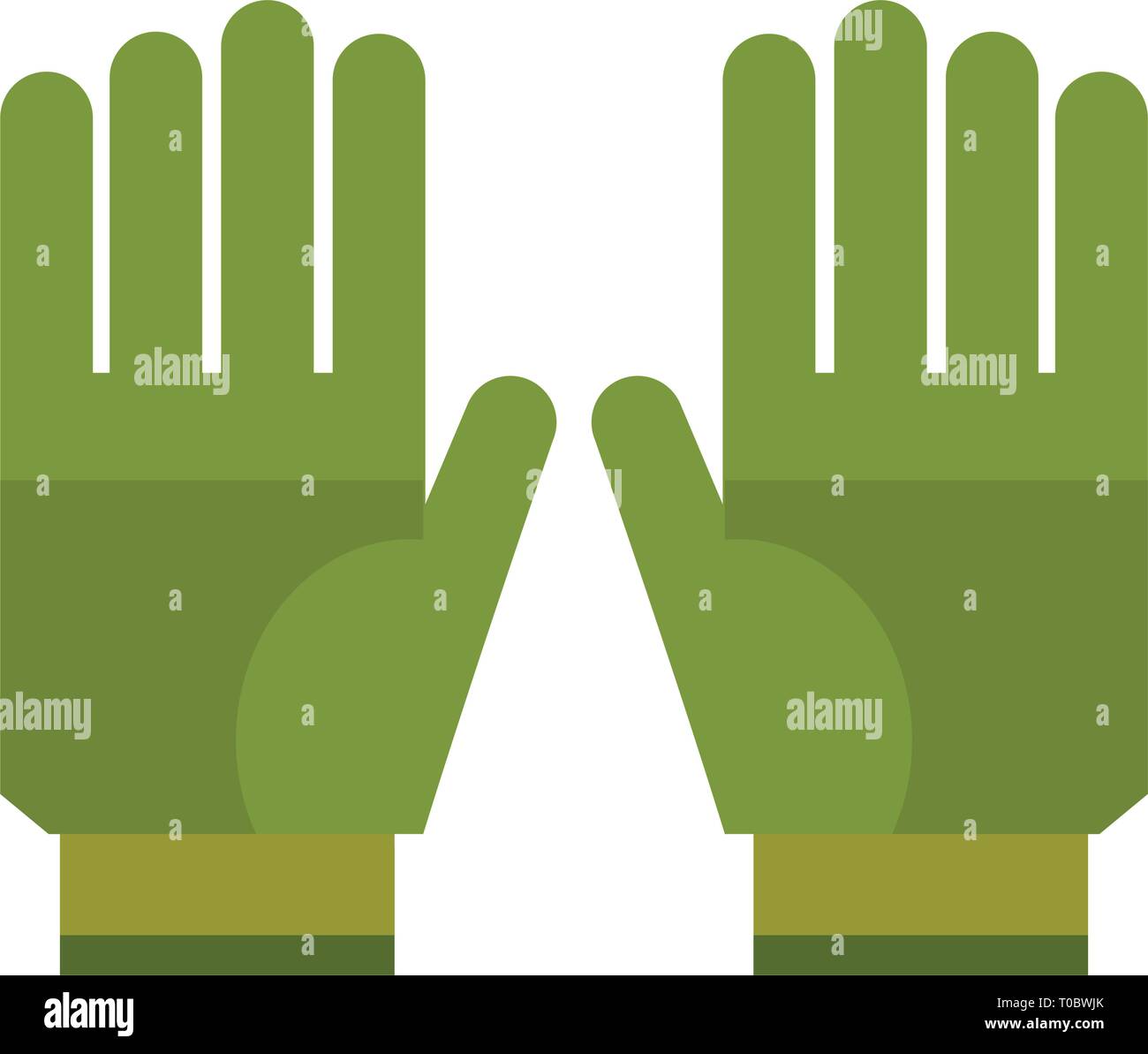 Gardening gloves wear isolated Stock Vector Image & Art - Alamy