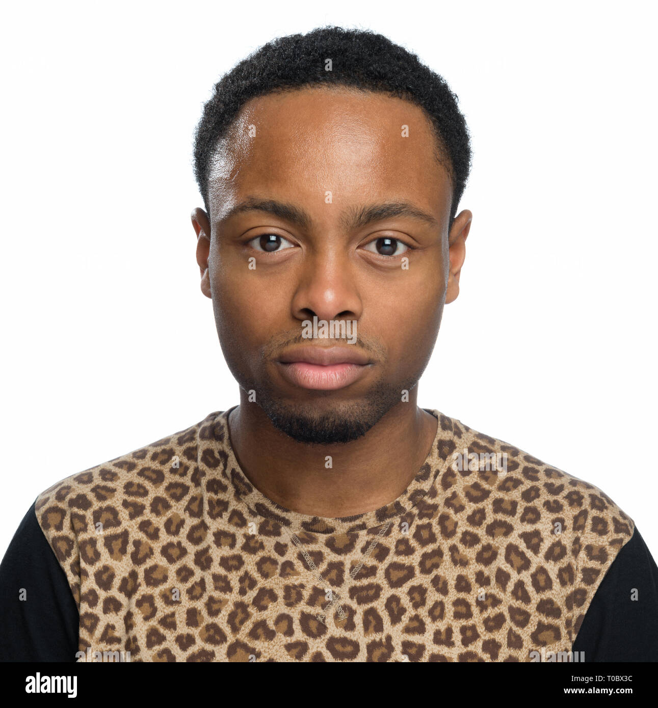Young black man portrait hi-res stock photography and images - Alamy