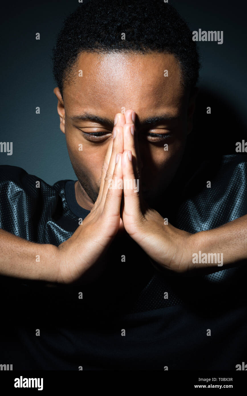 Young black man portrait hi-res stock photography and images - Alamy