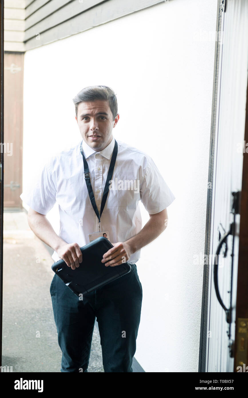 Door To Door Salesman High Resolution Stock Photography And Images Alamy
