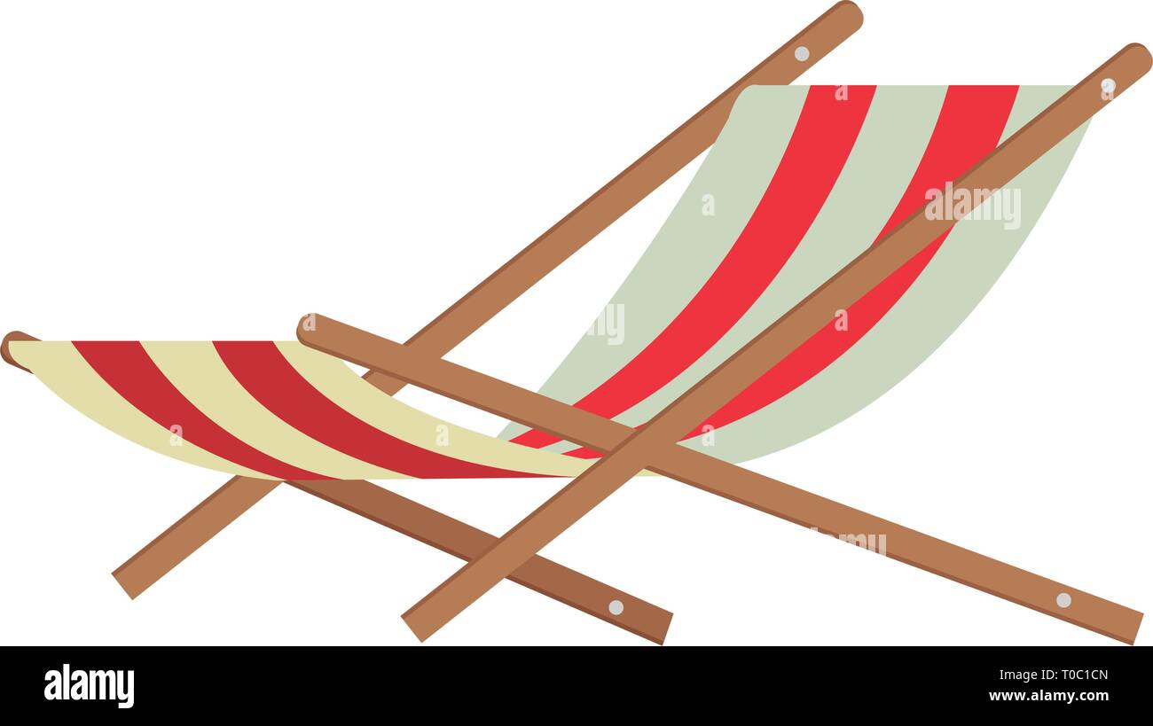 beach chair icon Stock Vector Image & Art - Alamy
