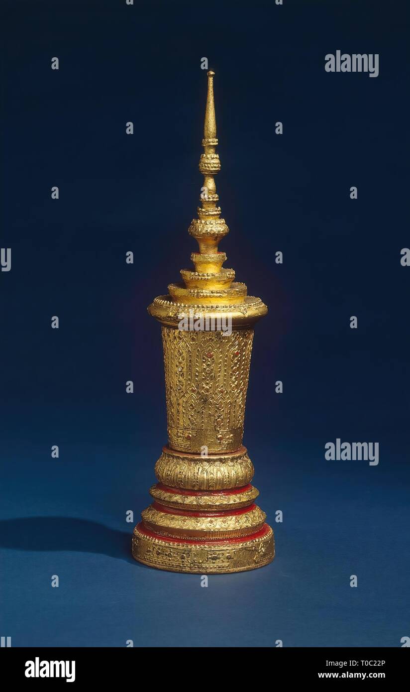 'Reliquary'. Siam (now Thailand), 18th - early 19th century. Dimensions: h. 35,5 cm. Museum: State Hermitage, St. Petersburg. Stock Photo