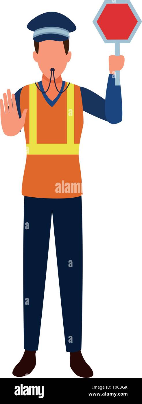 Transit agent profession avatar Stock Vector Image & Art - Alamy