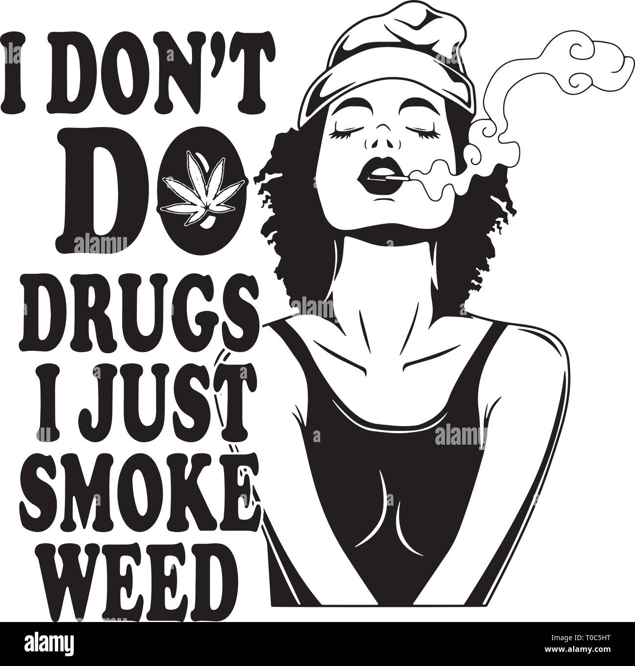 Download Blunt Weed Cannabis Medical Marijuana Pot Stone High Life Smoker Drug 420 Mary jane Stock Vector ...