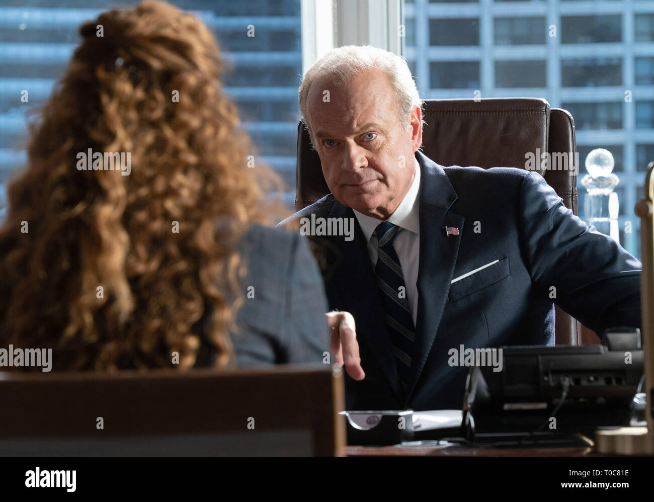 Proven Innocent, From Left: Rachelle Lefevre (Back To Camera), Kelsey Grammer, 'Cross To Bear', (Season 1, Ep. 105, Aired March 15, 2019). Photo: Jean Whiteside / ©Fox / Courtesy: Everett Collection Stock Photo - Alamy
