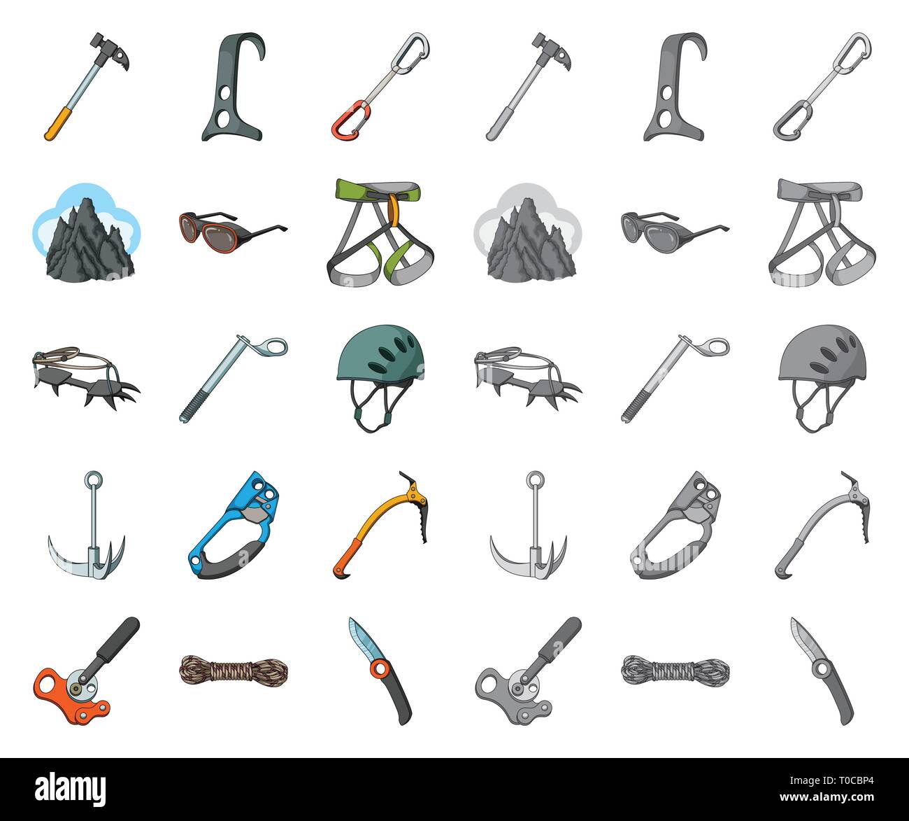 Plastic climbing boots Stock Vector Images Alamy