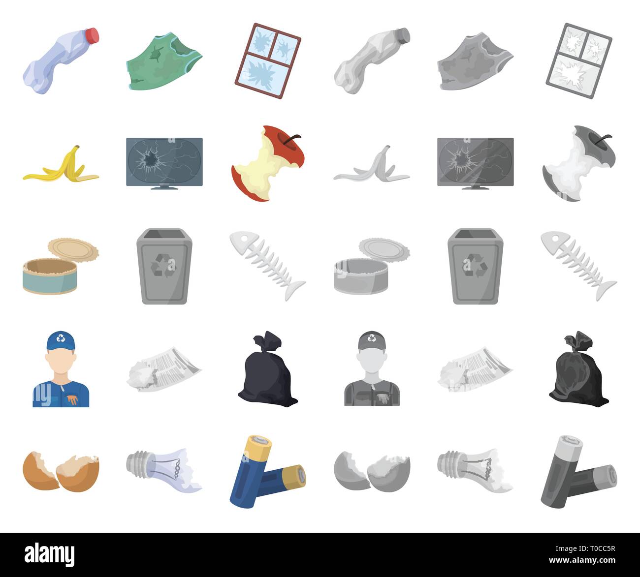 Torn plastic bag Stock Vector Images Alamy