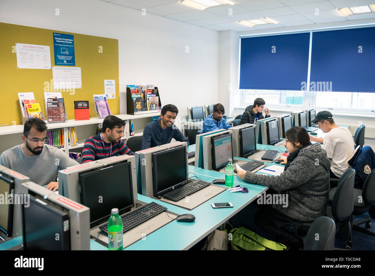 Computer Room With Students