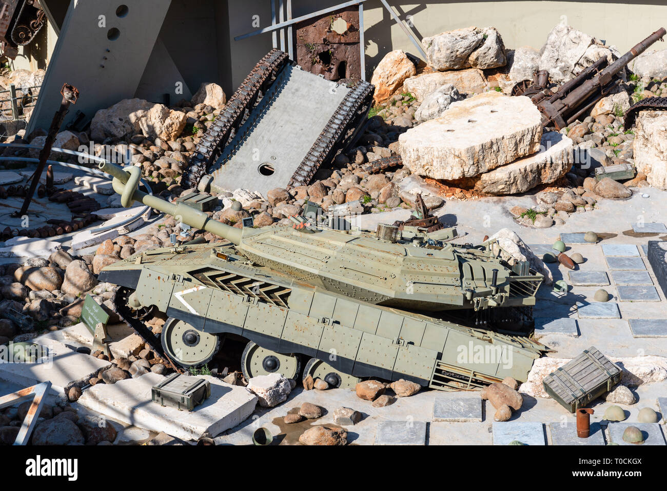MLEETA, LEBANON 4 Jan 2019 The Mleeta tourist Memorial (Hezbollah
