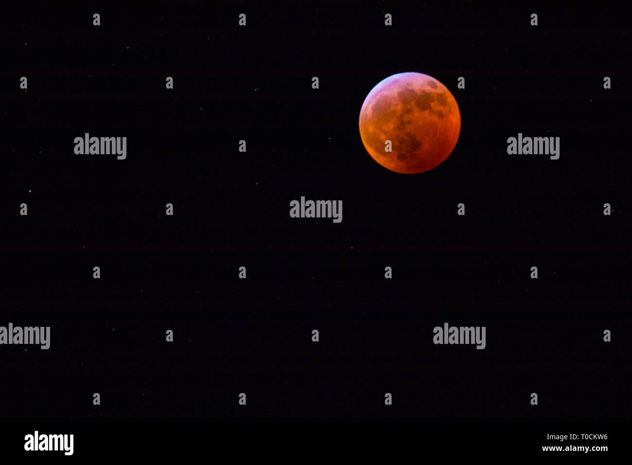 Total Lunar Eclipse of 2019 Stock Photo - Alamy