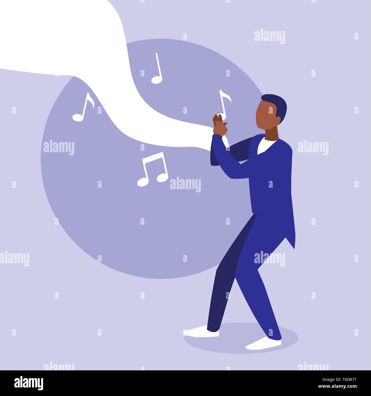 Afro jazz musician Stock Vector Images - Alamy