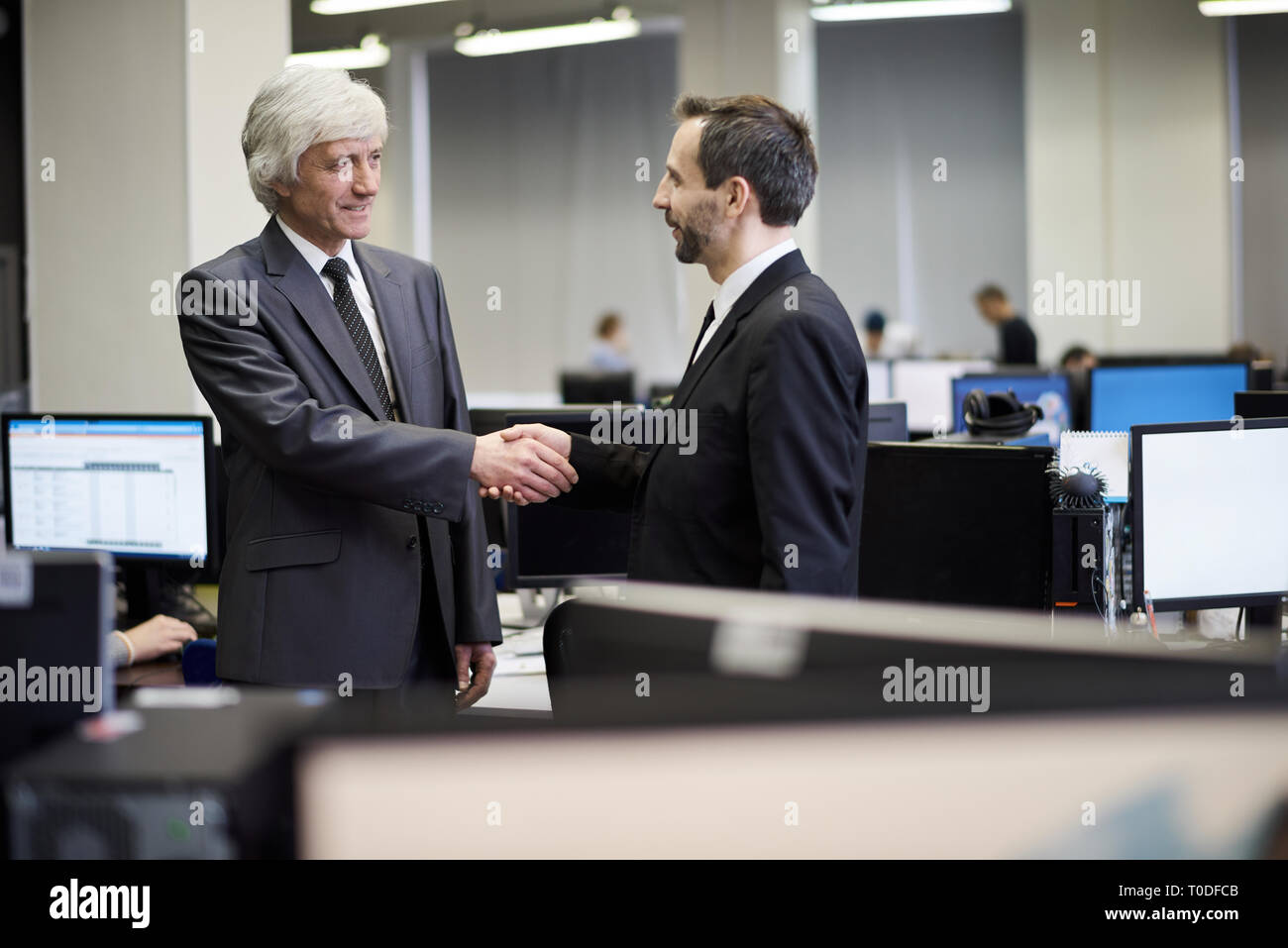 Business Partners Shaking Hands Stock Photo