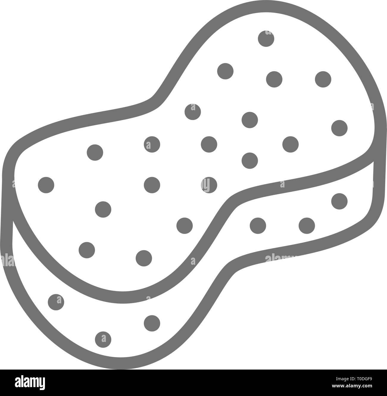 Bath sponge line icon Stock Vector Image & Art - Alamy