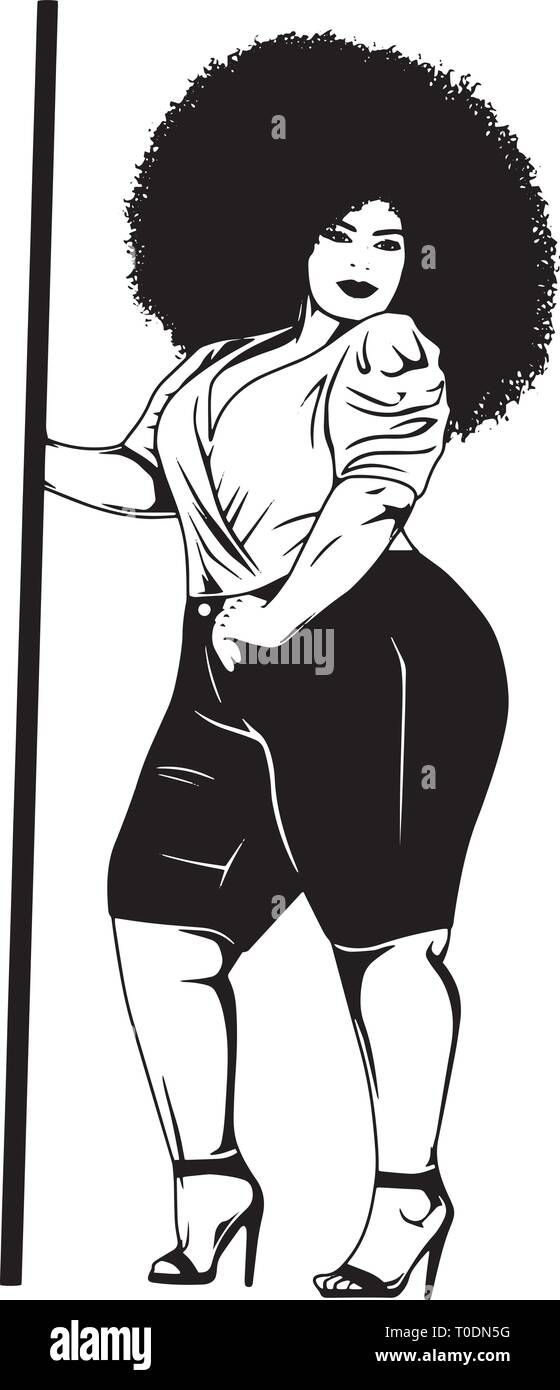 Download Afro Woman Svg Nubian Beautiful Classy Lady Make Up Model Melanin African American Ethnic Stock Vector Image Art Alamy