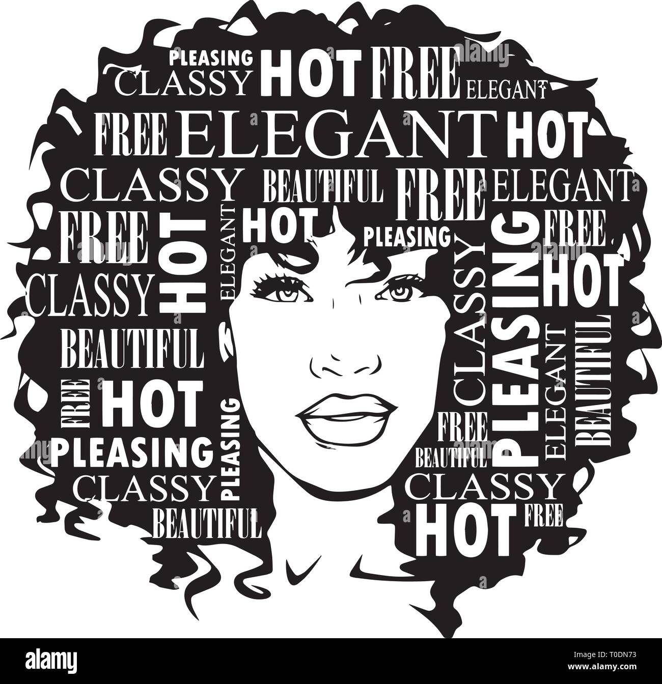 Download Afro Woman Svg Nubian Beautiful Classy Lady Make Up Model Melanin African American Ethnic Stock Vector Image Art Alamy