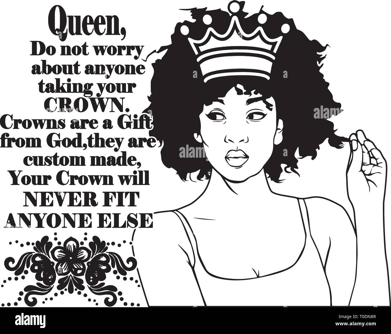 Download Afro Woman Svg Nubian Beautiful Classy Lady Make Up Model Melanin African American Ethnic Stock Vector Image Art Alamy