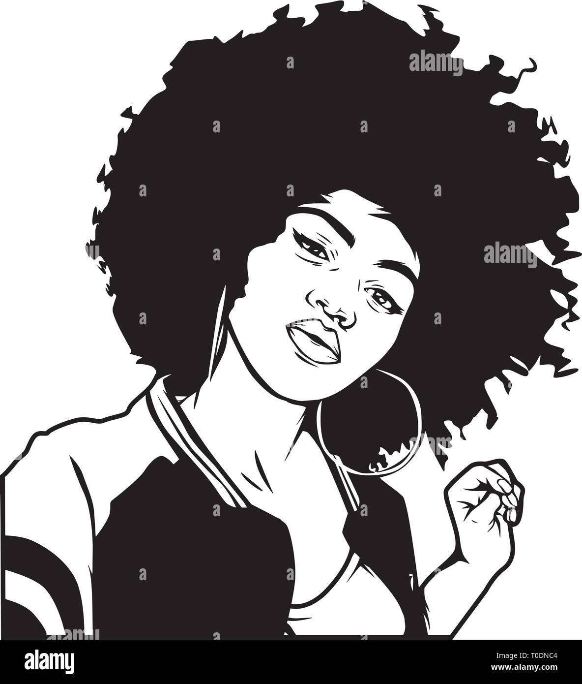Download Afro Woman Svg Nubian Beautiful Classy Lady Make Up Model Melanin African American Ethnic Stock Vector Image Art Alamy