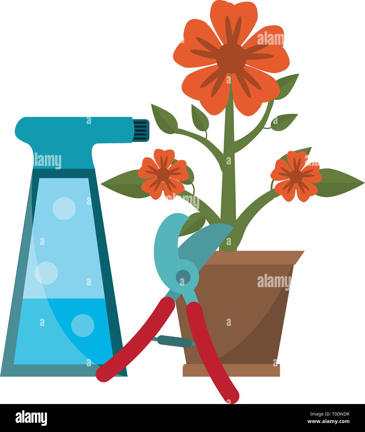Gardening plants and tools Stock Vector Image & Art - Alamy