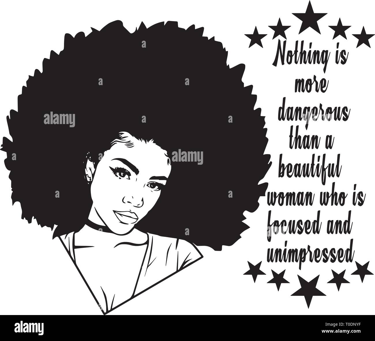 Afro Woman SVG  Nubian Beautiful Classy Lady make Up Model  Melanin African american Ethnic Stock Vector