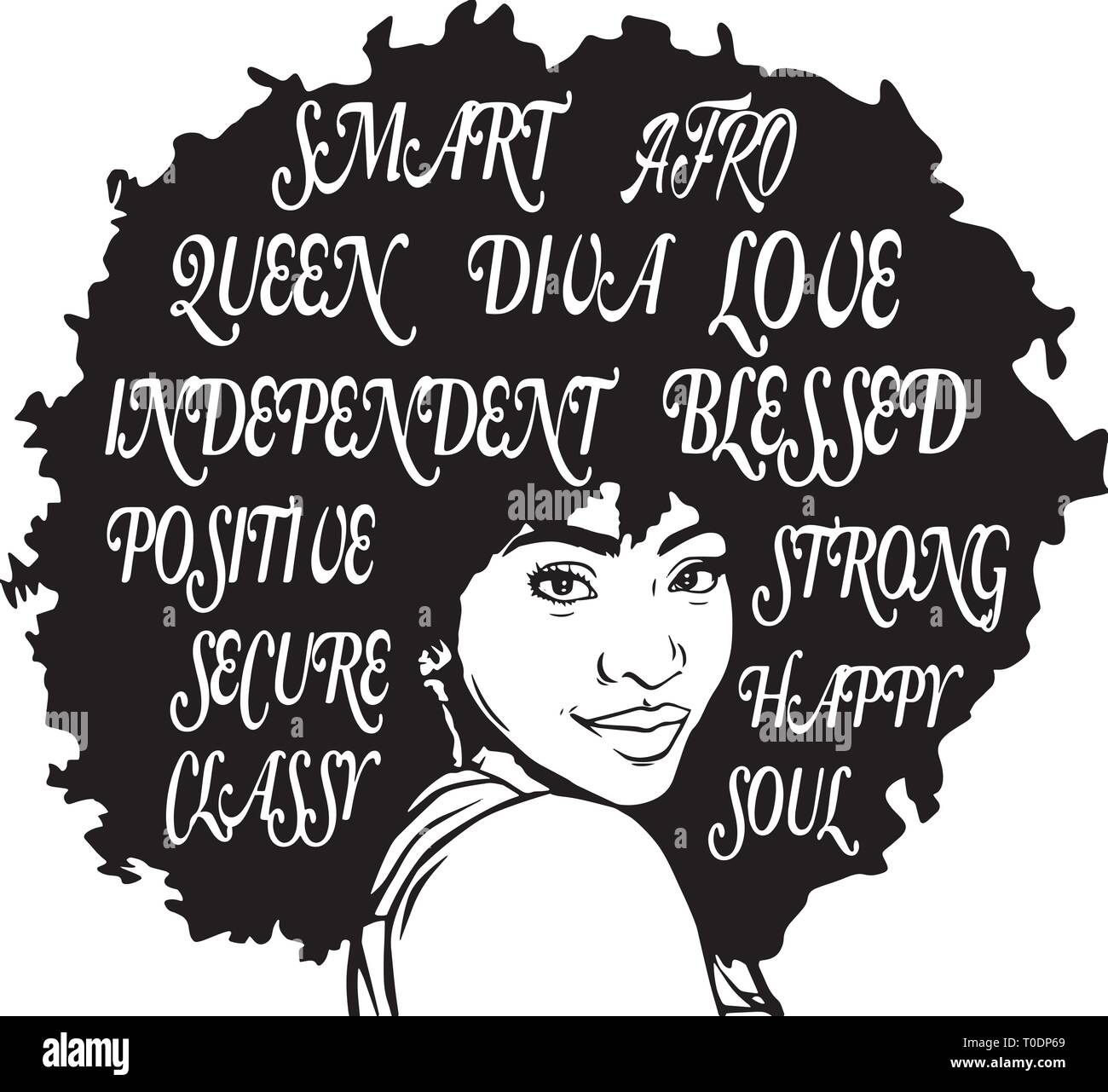Download Afro Woman Svg Nubian Beautiful Classy Lady Make Up Model Melanin African American Ethnic Stock Vector Image Art Alamy