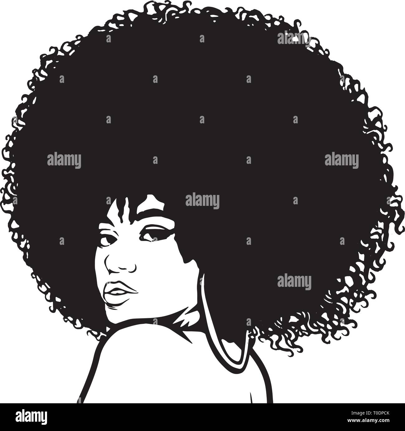 Afro Woman SVG Nubian Beautiful Classy Lady make Up Model Melanin ...