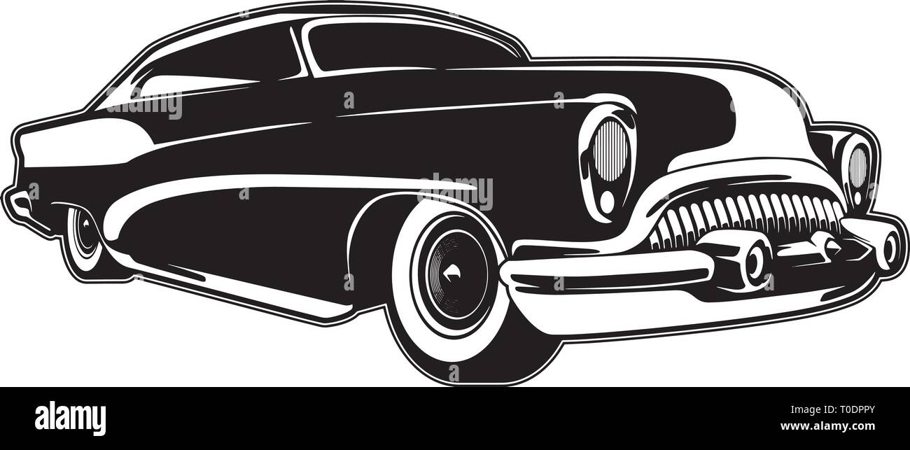 Retro Muscle Vintage Car Oldfashioned Sports Antique Hood Ornament Vehicle Hood Bumper Stock