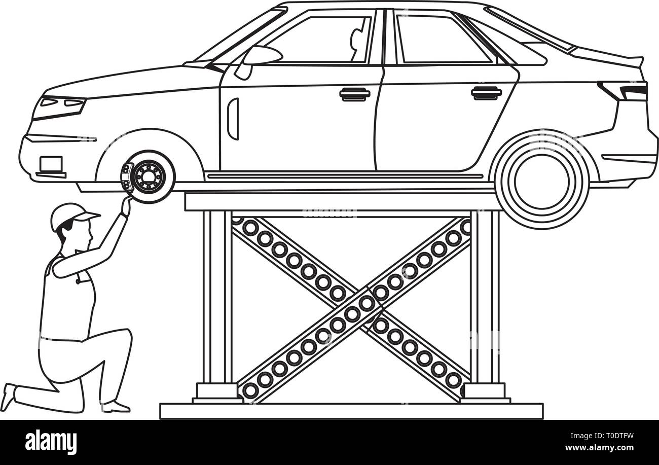 industry car manufacturing cartoon Stock Vector Image & Art Alamy