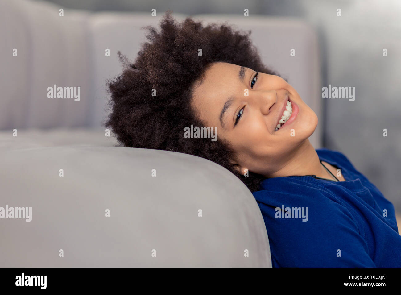 Teen boy portrait african hi-res stock photography and images - Alamy