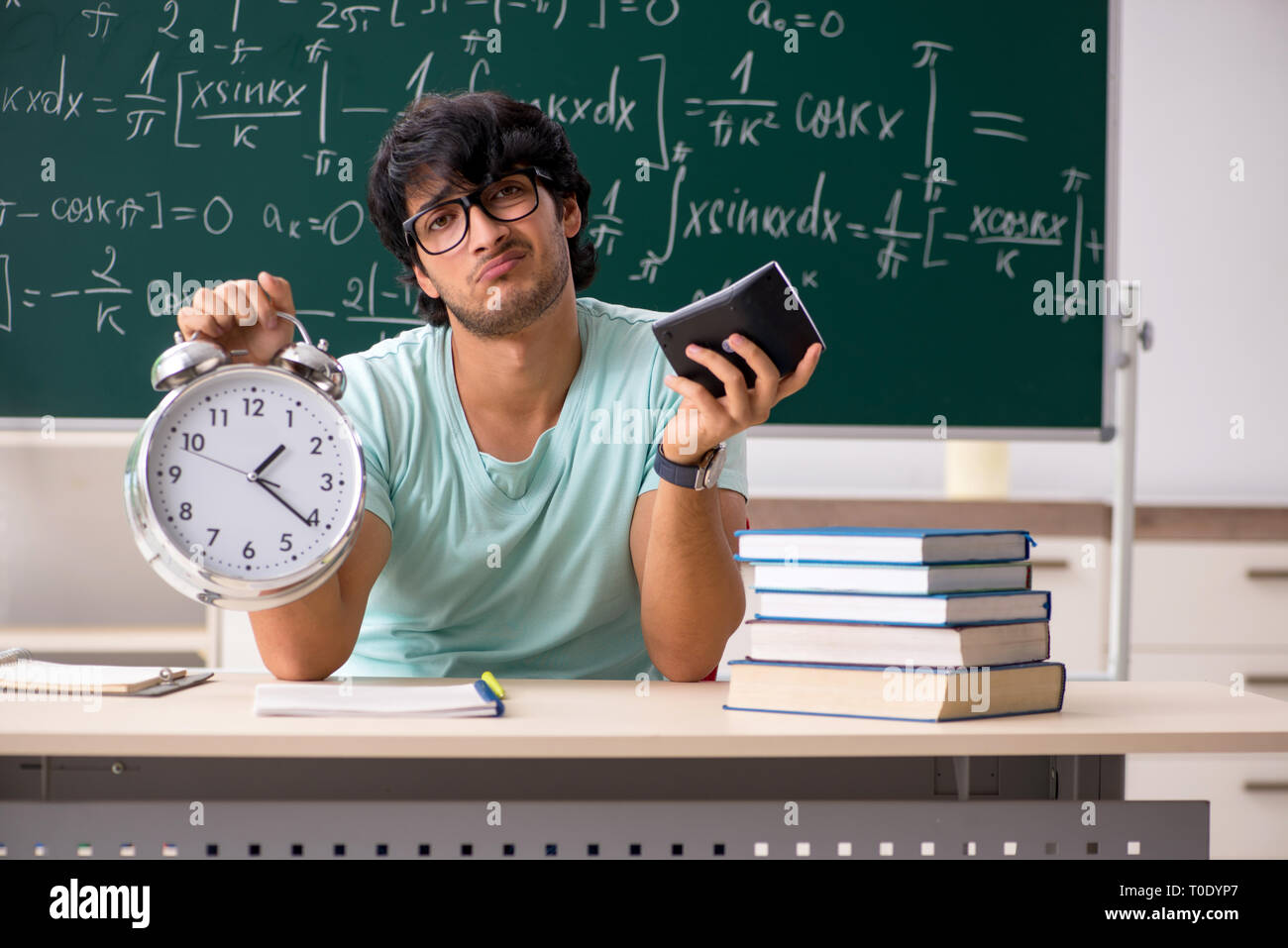 Unhappy Math Math calculator unhappy hi-res stock photography and images - Alamy