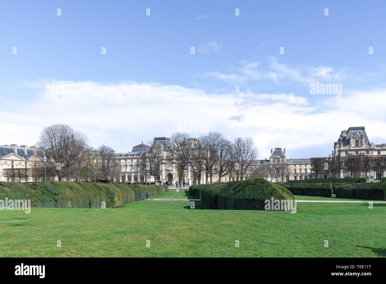 Tuileries garden in Paris Stock Photo