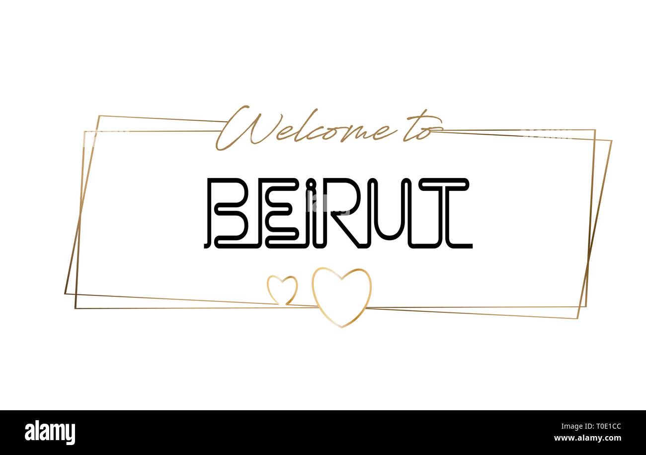 Beirut postcard Stock Vector Images - Alamy