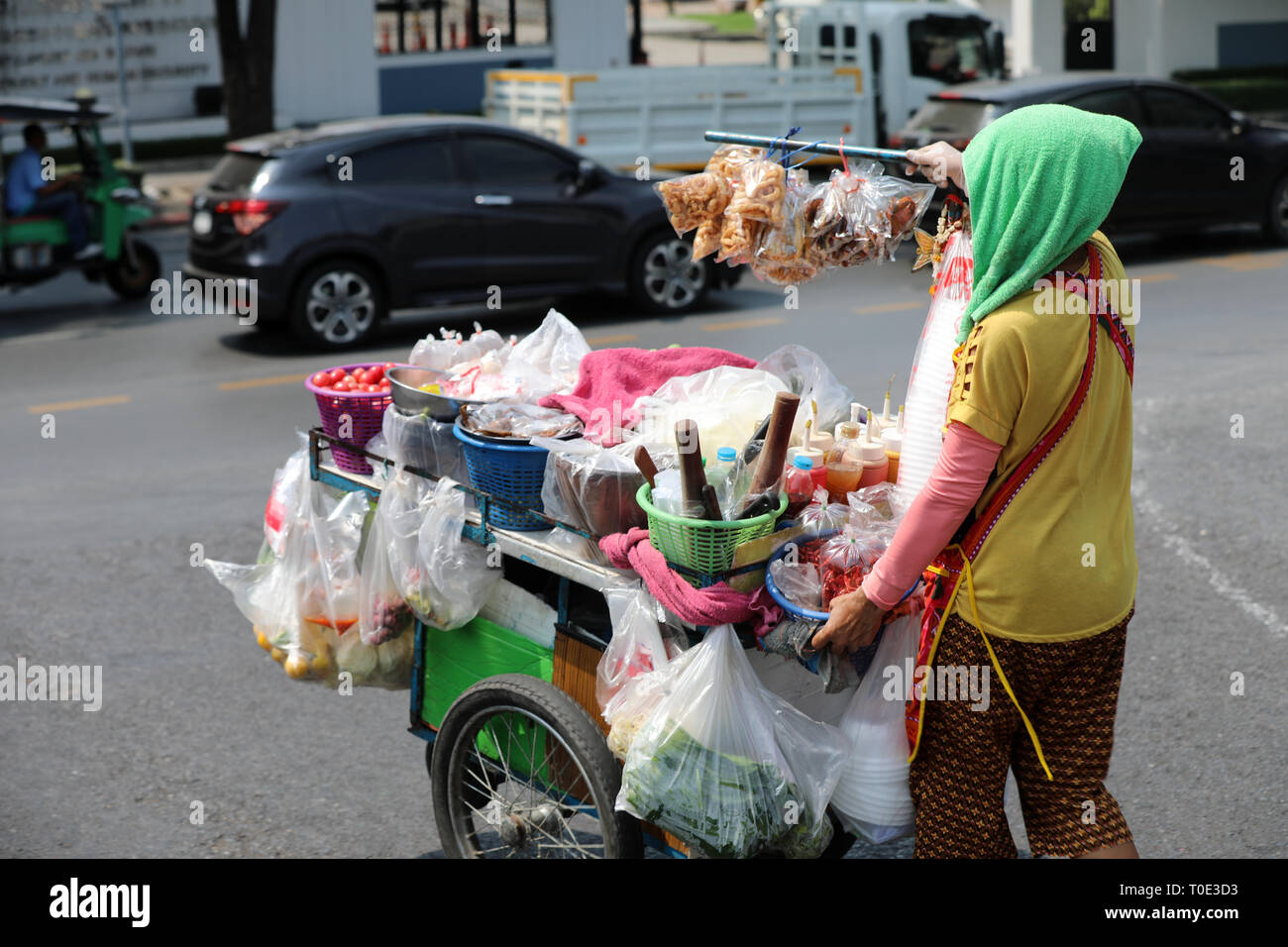 Cooking kitchen in Bangkok Thailand Asia Stock Photo Alamy