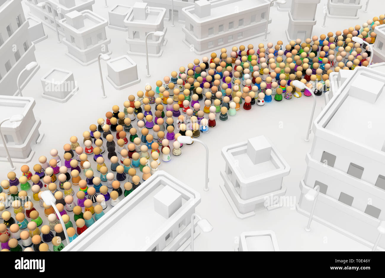 Small assembly of figures hi-res stock photography and images - Alamy