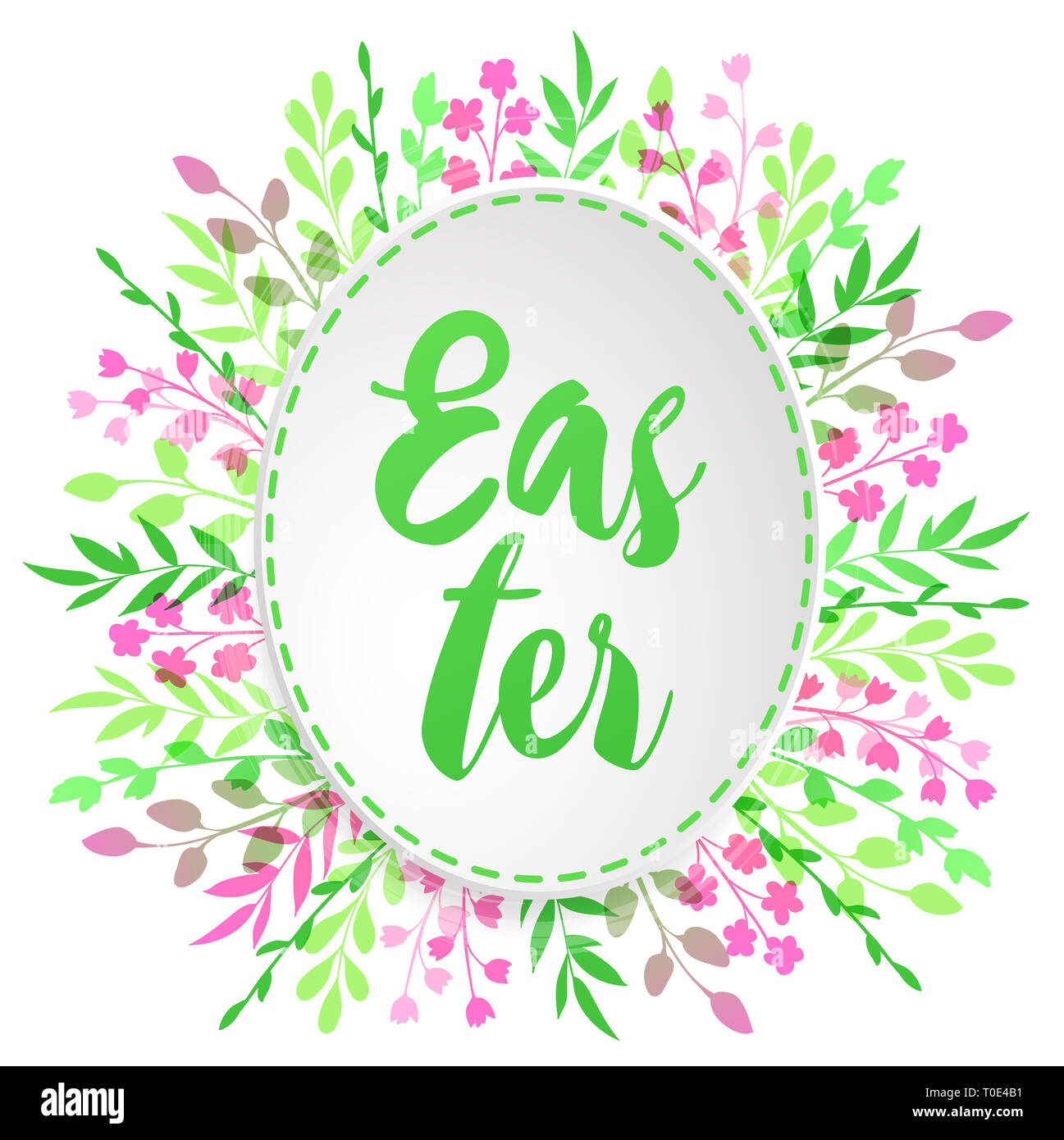 https://c8.alamy.com/comp/T0E4B1/decorative-easter-greeting-card-with-egg-pink-flowers-and-green-leaves-festive-background-holiday-greeting-card-T0E4B1.jpg