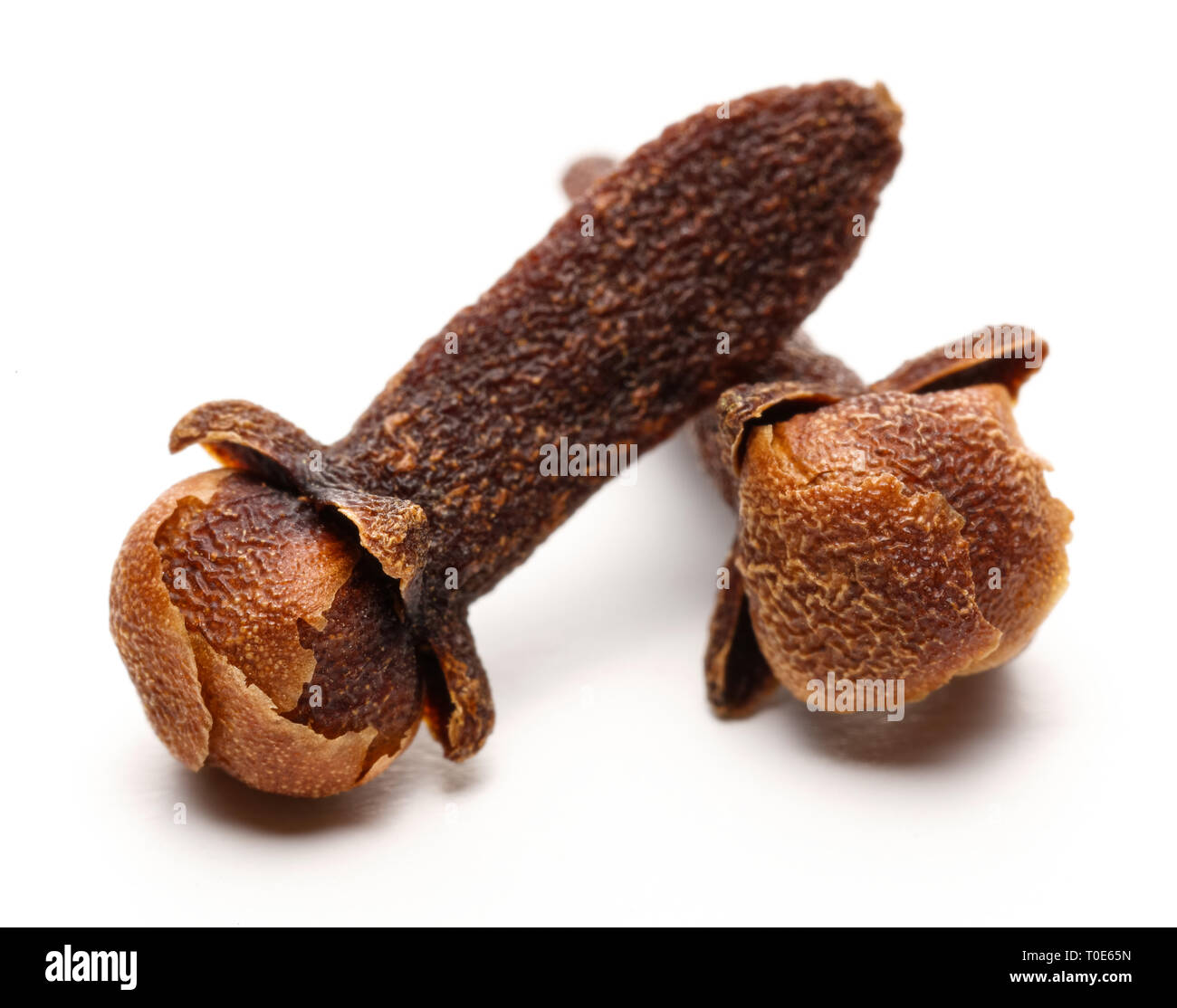 Dry clove buds isolated on white background Stock Photo Alamy