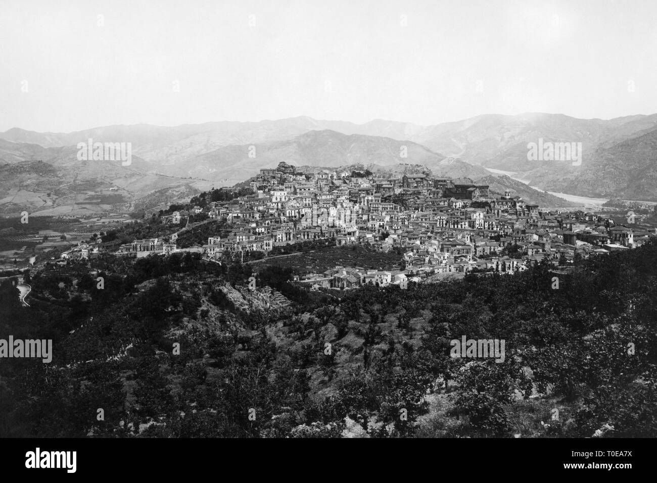 Castiglione di Sicilia, sicily, italy 1920-30 Stock Photo
