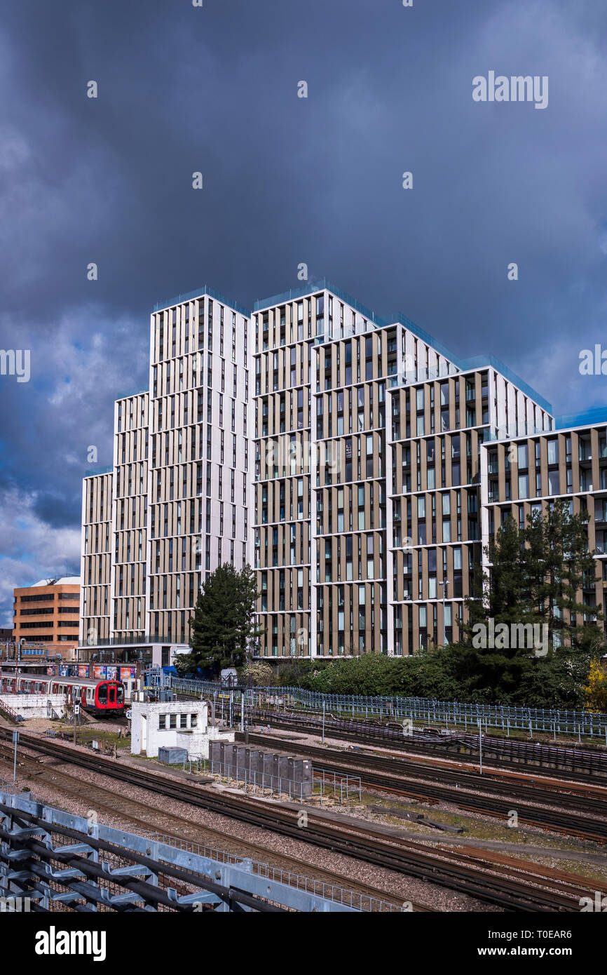 Harrow Square, Barratt Homes development next to Harrow On The Hill