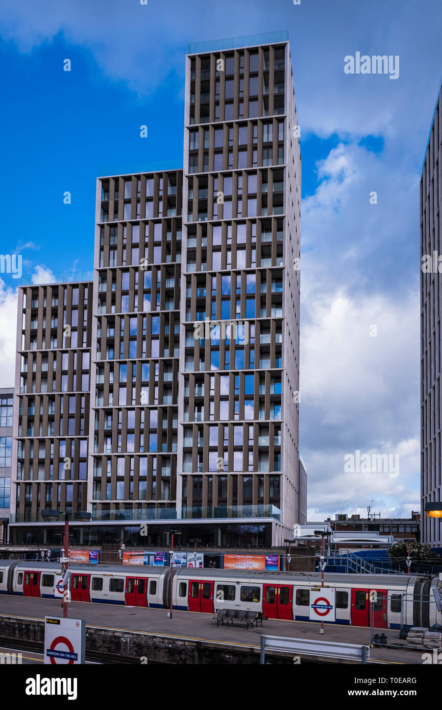 Harrow Square, Barratt Homes development next to Harrow On The Hill