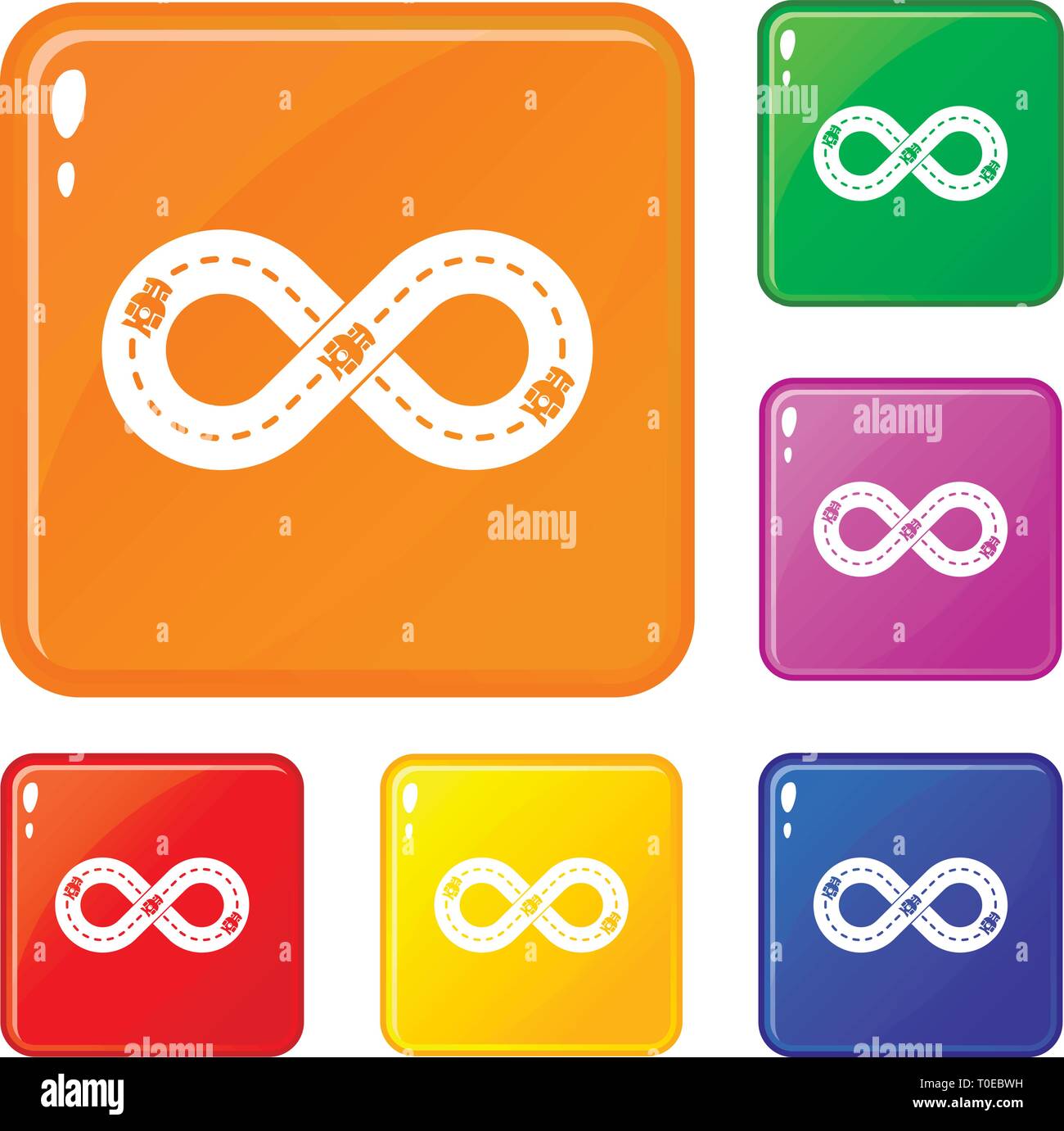 Formula one grand prix icons Stock Vector Images - Alamy