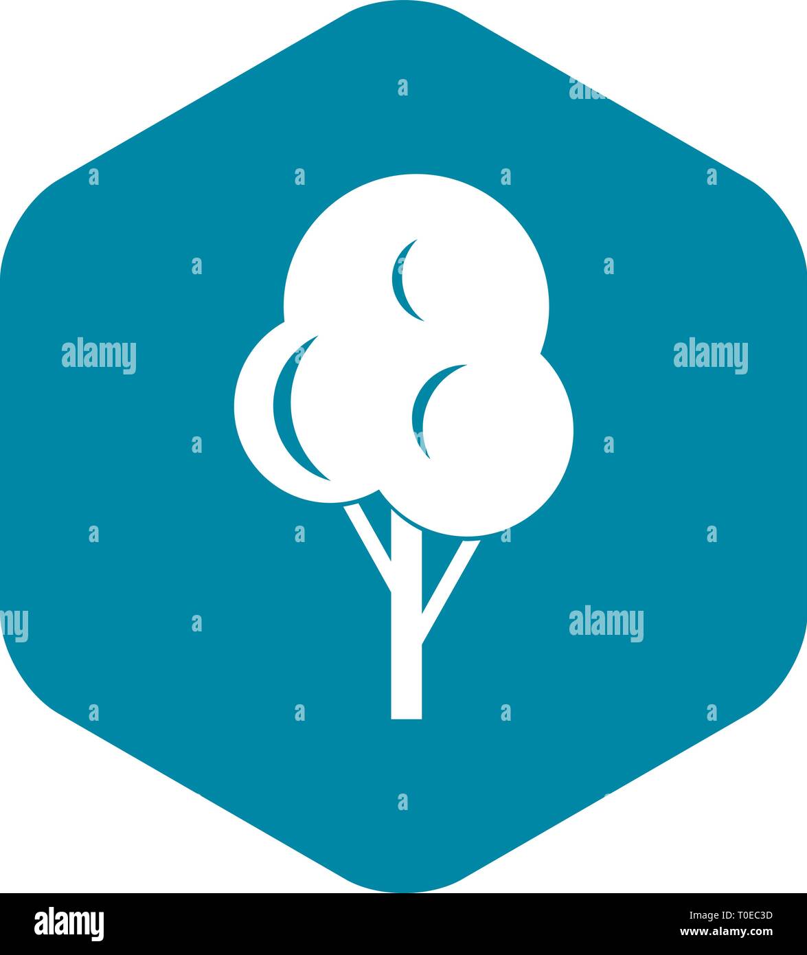 Autumn tree icon, simple style Stock Vector Image & Art - Alamy