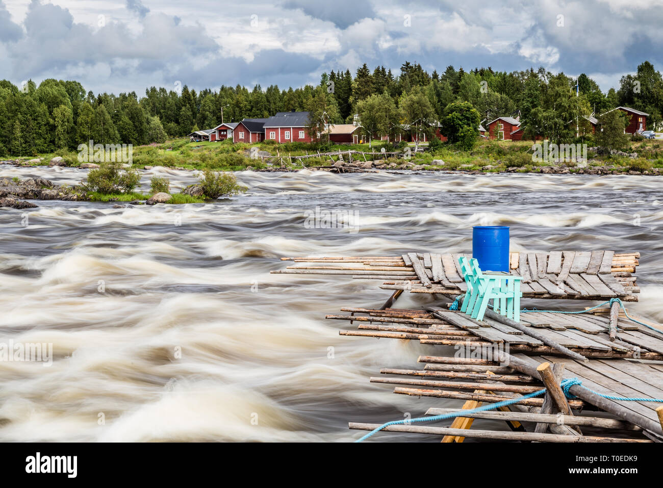 the-tornionjoki-river-is-the-border-between-finland-and-sweden-the