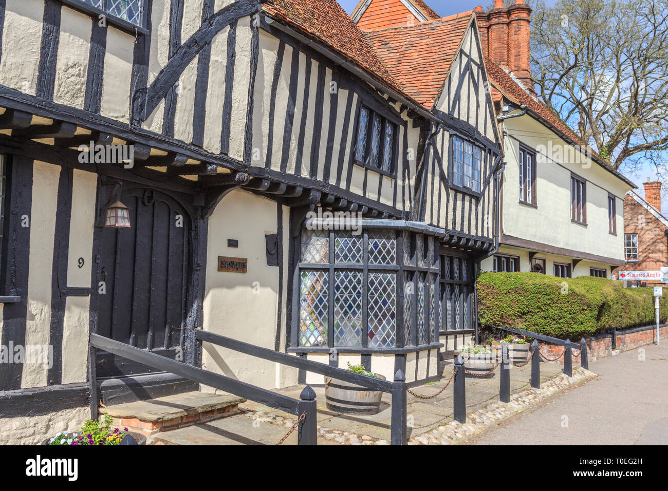 stansted mountfitchet village high street , essex, england, uk, gb
