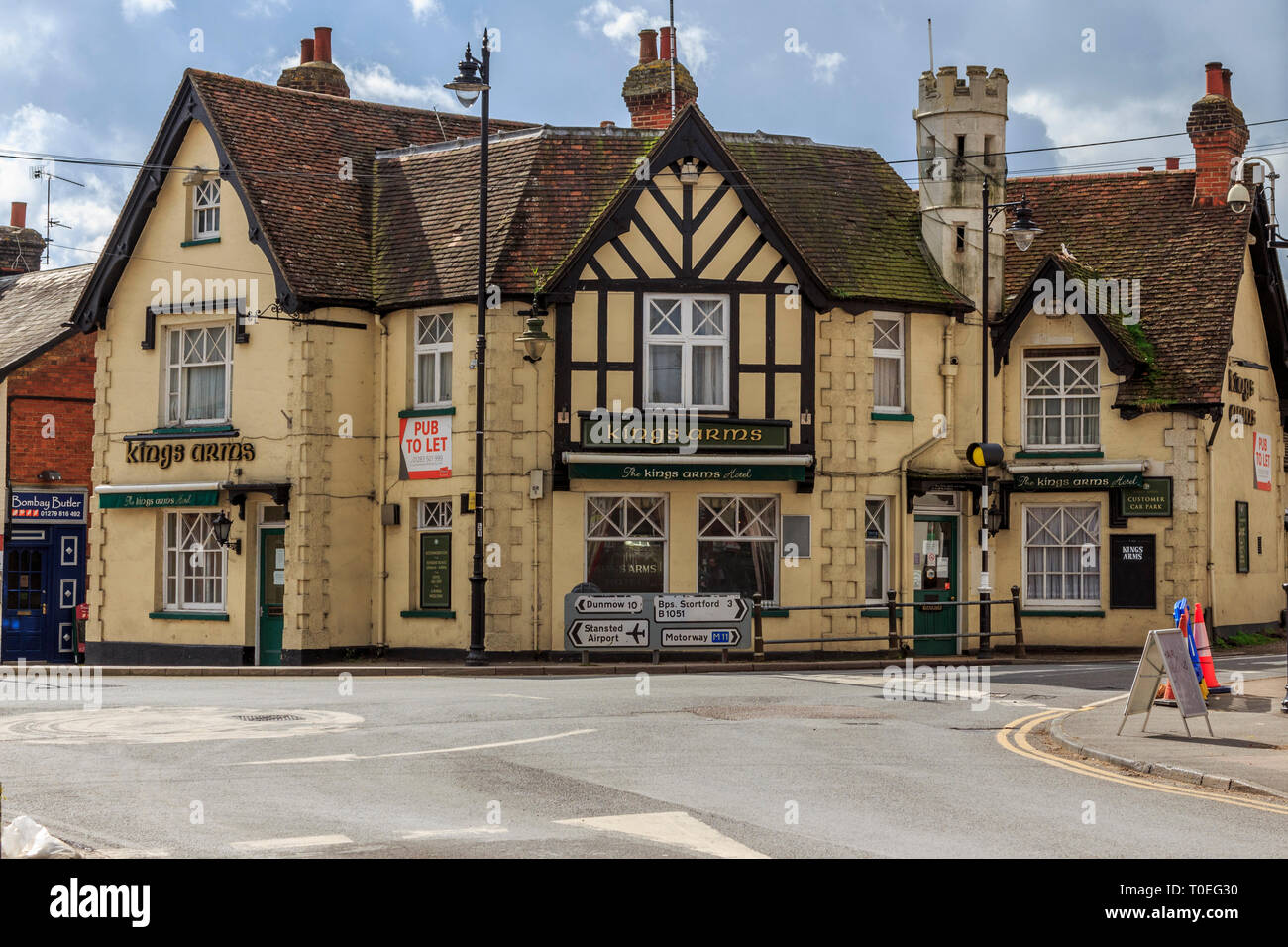 stansted mountfitchet village high street , essex, england, uk, gb