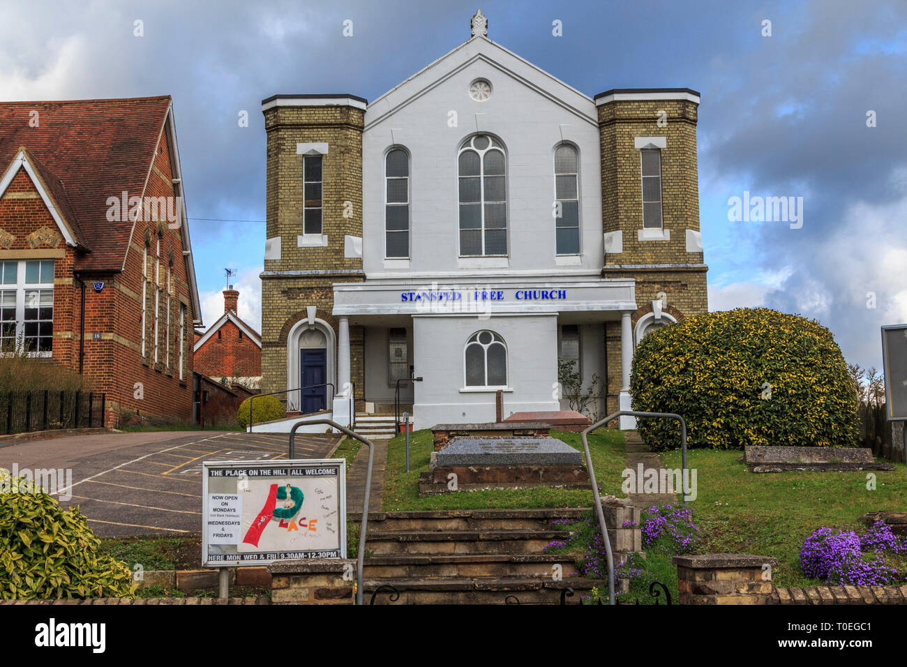stansted mountfitchet village high street , essex, england, uk, gb