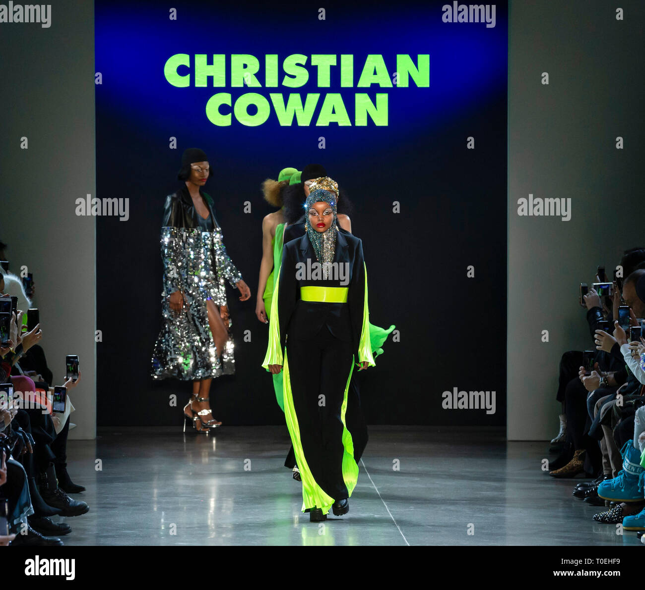 New York, New York February 12 2019 Models walk the runway at