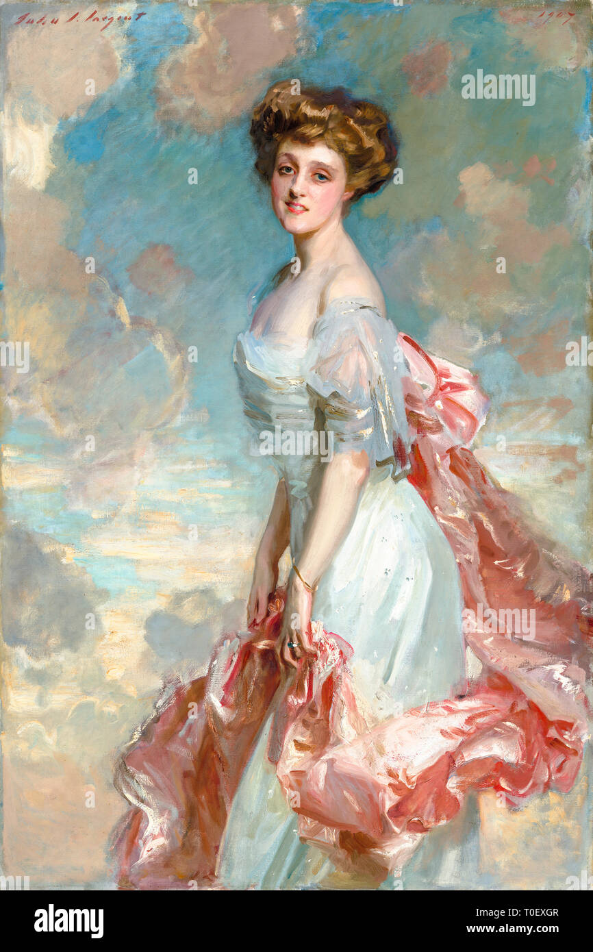 John Singer Sargent, Miss Mathilde Townsend, portrait, 1907 Stock Photo