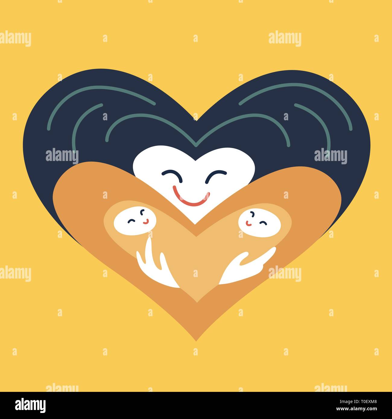 Twins baby parent Stock Vector Images - Alamy