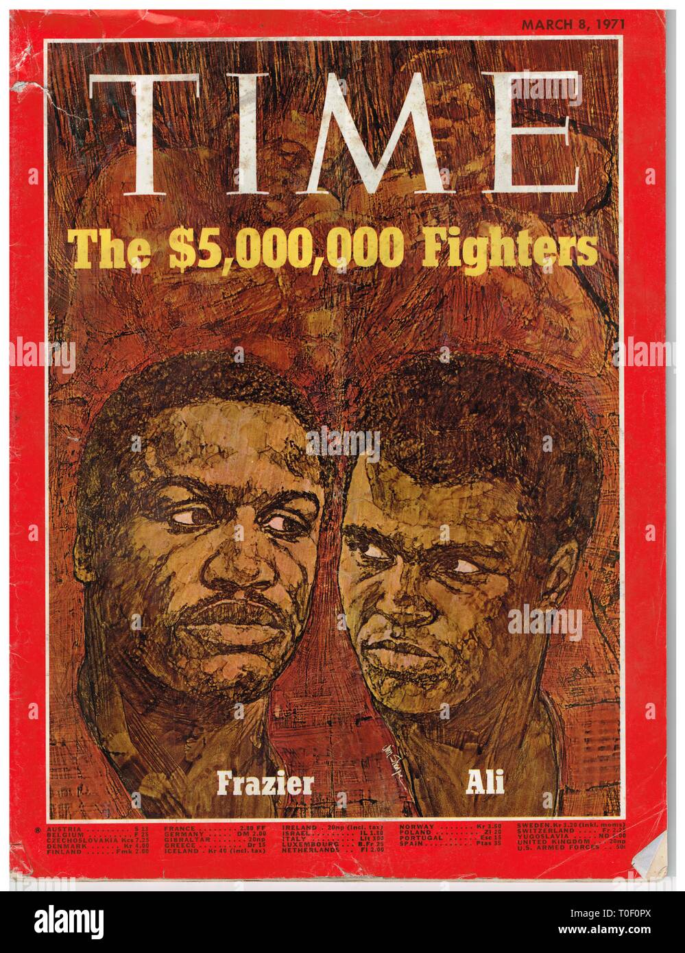 Time Magazine cover, March 8 1971, USA Stock Photo - Alamy
